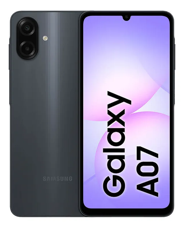 Samsung Galaxy A07 128GB em lista de melhores celulares Samsung para comprar em 2026.